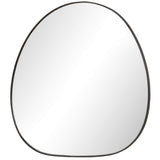 Contour Wall Mirror, Gunmetal by Four Hands