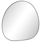 Contour Wall Mirror, Gunmetal by Four Hands