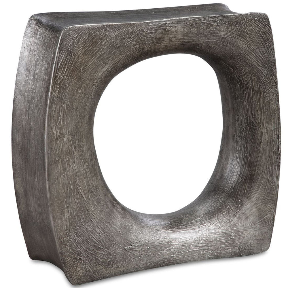 Valira Accent Table, Antique Silver-Furniture - Accent Tables-High Fashion Home