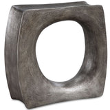 Valira Accent Table, Antique Silver-Furniture - Accent Tables-High Fashion Home