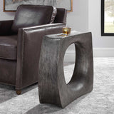 Valira Accent Table, Antique Silver-Furniture - Accent Tables-High Fashion Home