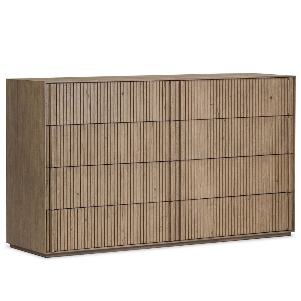 Leo 8 Drawer Dresser, Rustic Grey by Four Hands