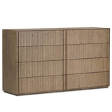 Leo 8 Drawer Dresser, Rustic Grey by Four Hands