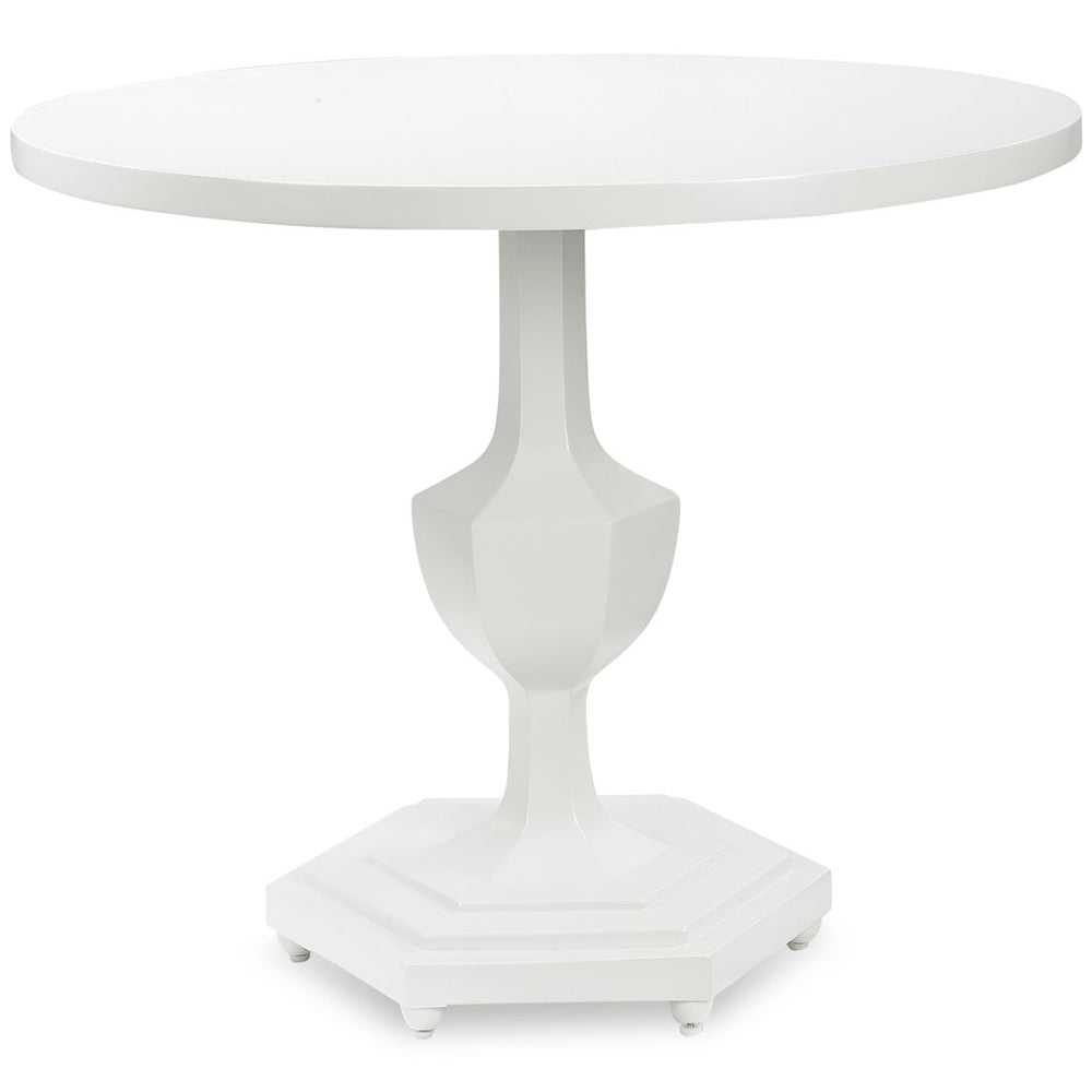 Kabarda Foyer Table, White-Furniture - Accent Tables-High Fashion Home