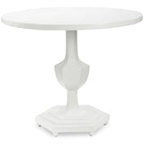 Kabarda Foyer Table, White-Furniture - Accent Tables-High Fashion Home