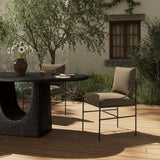 Segovia Outdoor Dining Chair, Alessi Fawn, Set of 2 by Four Hands