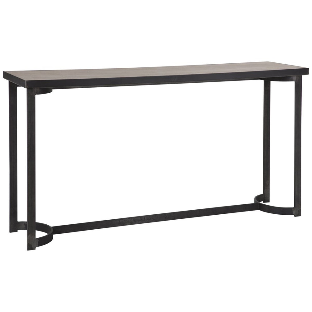 Basuto Console Table, Light Gray-Furniture - Accent Tables-High Fashion Home