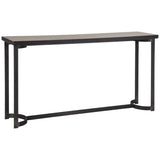 Basuto Console Table, Light Gray-Furniture - Accent Tables-High Fashion Home