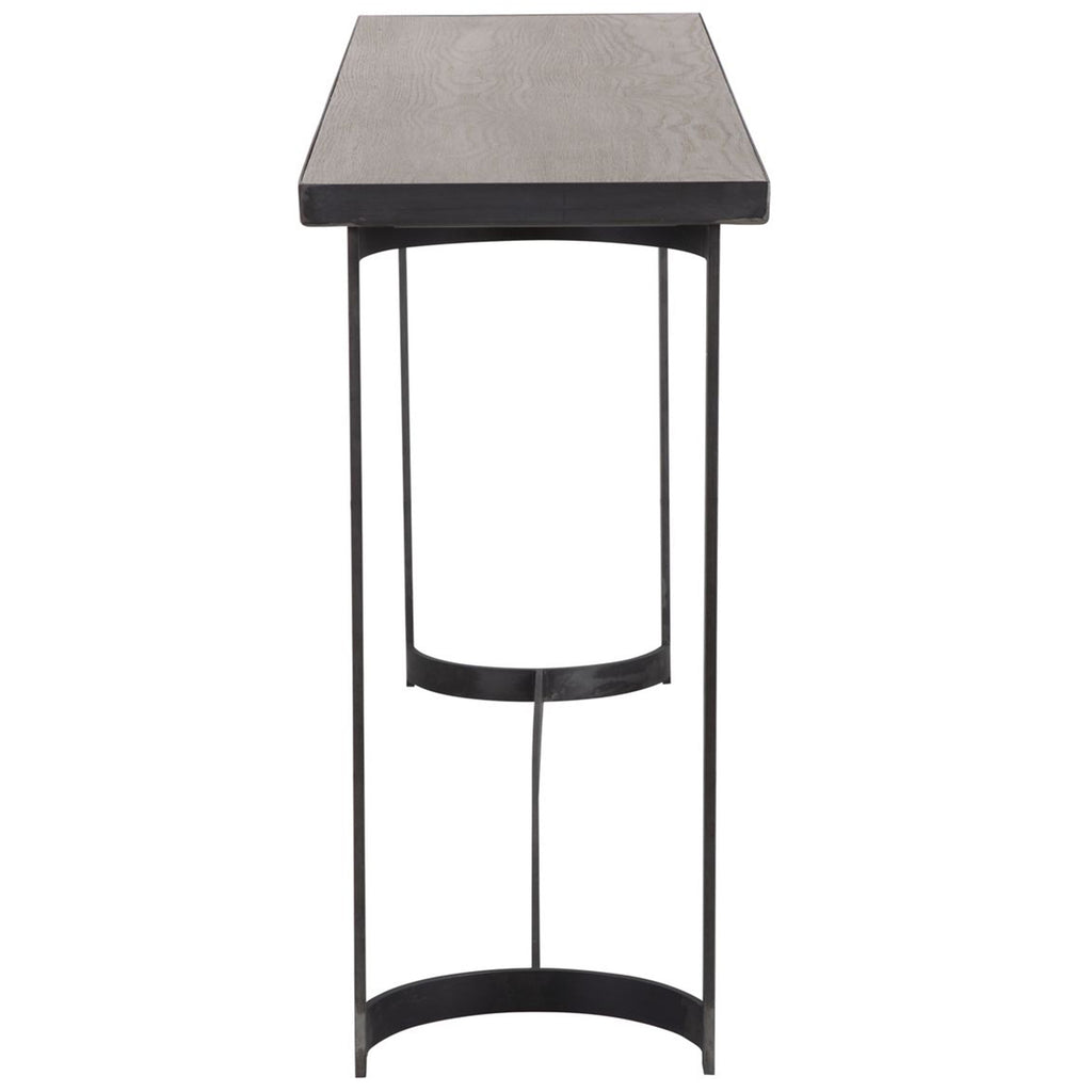 Basuto Console Table, Light Gray – High Fashion Home