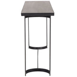 Basuto Console Table, Light Gray-Furniture - Accent Tables-High Fashion Home