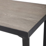 Basuto Console Table, Light Gray-Furniture - Accent Tables-High Fashion Home