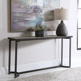 Basuto Console Table, Light Gray-Furniture - Accent Tables-High Fashion Home