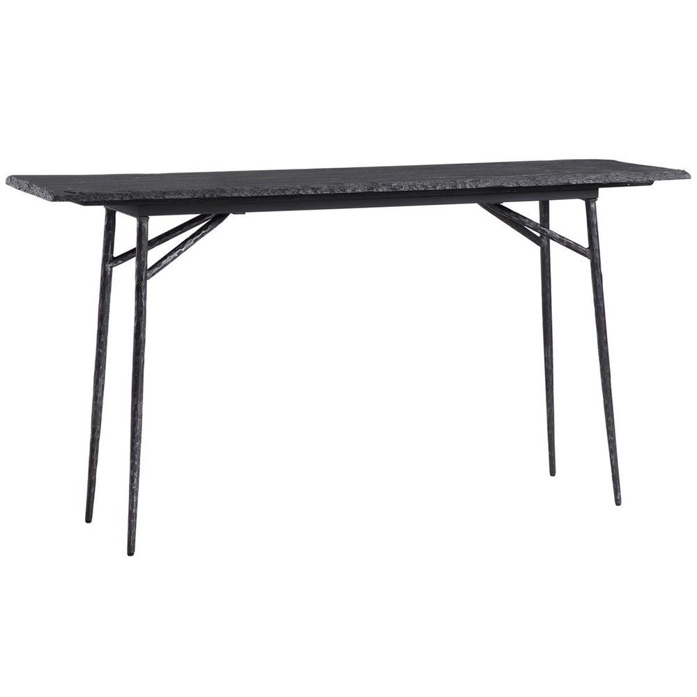 Kaduna Console Table, Black Slate