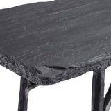 Kaduna Console Table, Black Slate