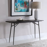 Kaduna Console Table, Black Slate