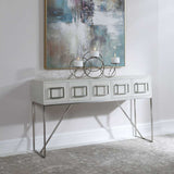 Abaya Console Table, White
