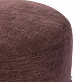 Sinclair 21" Fringe Ottoman, Laughlin Plum by Four Hands
