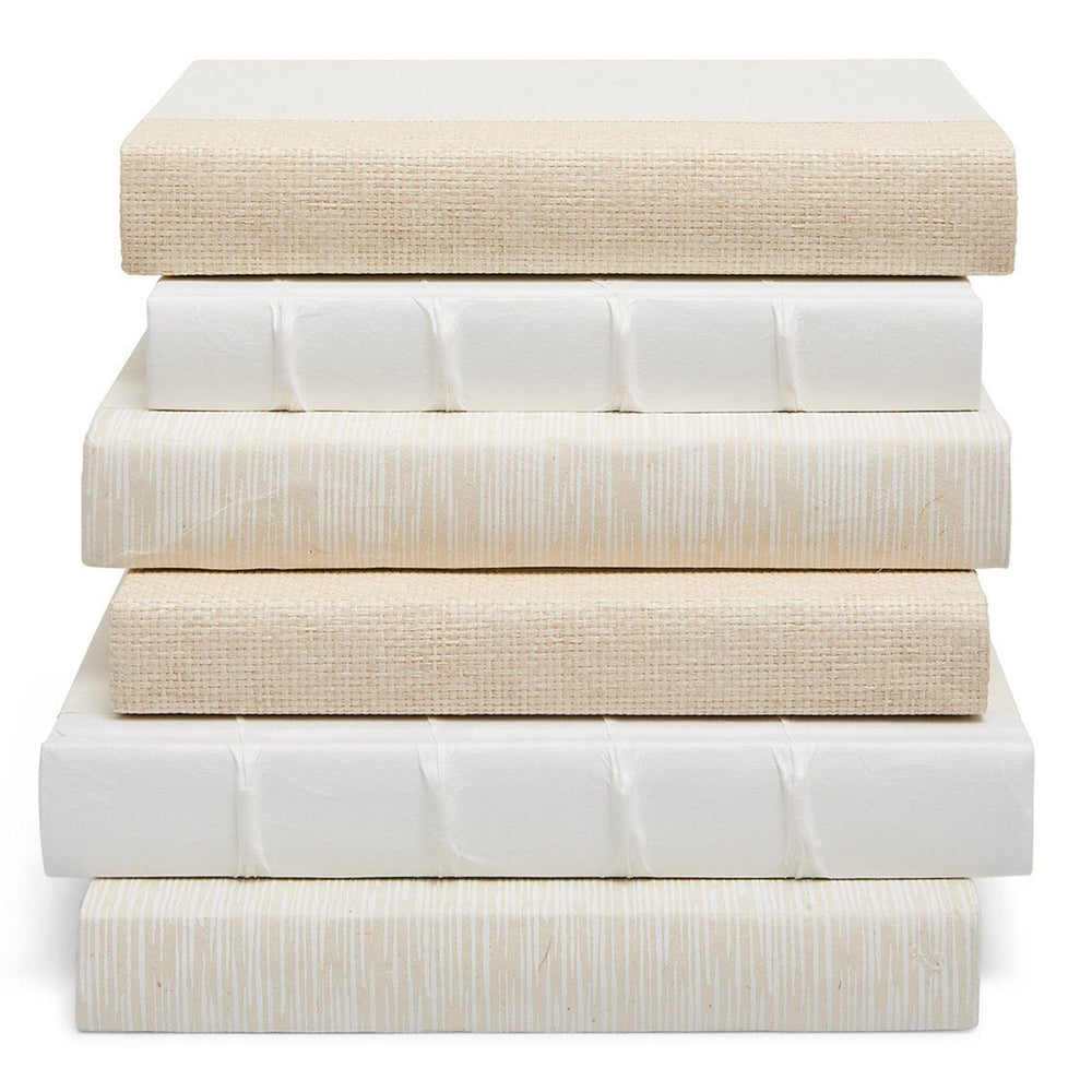 Victoria Book Stack, White-Accessories-High Fashion Home
