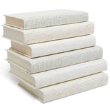 Florence Book Stack, White-Accessories-High Fashion Home