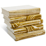 Alexandria Book Stack, Gold-Accessories-High Fashion Home