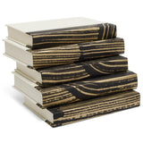 Sarasota Book Stack, Black/Gold-Accessories-High Fashion Home