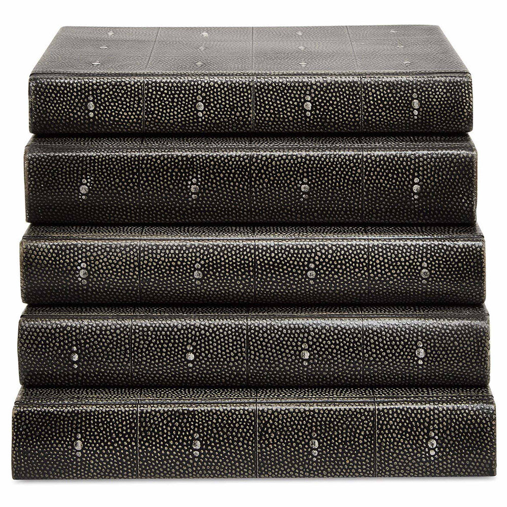 Pierre Book Stack, Black-Accessories-High Fashion Home