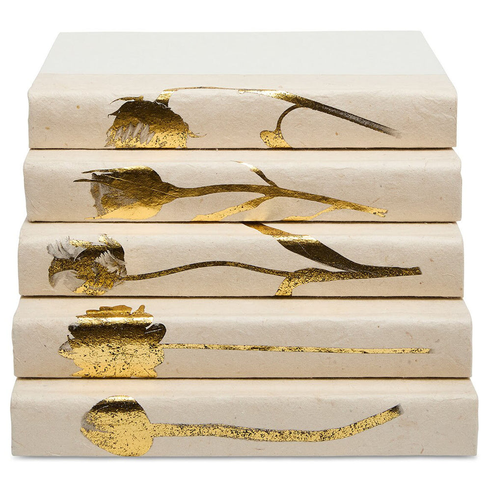 Botanical Book Stack I, White-Accessories-High Fashion Home