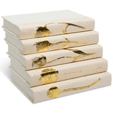 Botanical Book Stack I, White-Accessories-High Fashion Home