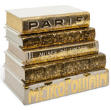 Fisher Book Stack, Gold-Accessories-High Fashion Home