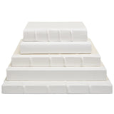 Bismark Book Stack, White-Accessories-High Fashion Home