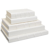 Bismark Book Stack, White-Accessories-High Fashion Home