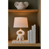 Bismark Book Stack, White-Accessories-High Fashion Home