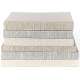 Boardwalk Book Stack, Brown/Grey