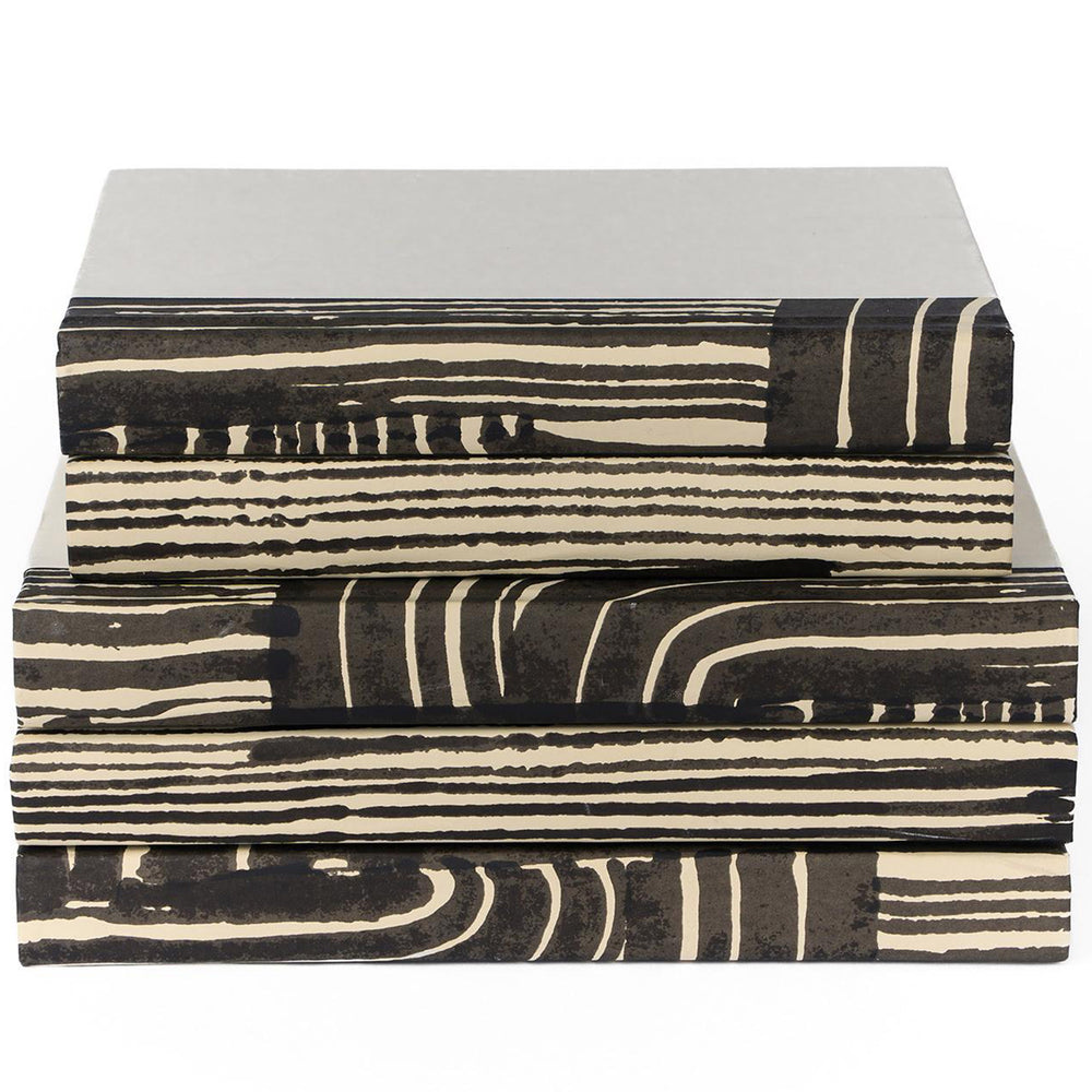 Greenwich Book Stack, Black/Grey