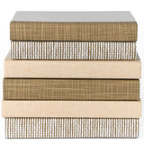 Stockholm Book Stack, Brown/Beige