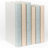 Tidal Weave Book Stack, Blue/Beige