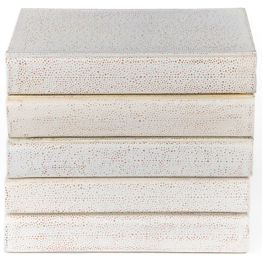 Colette Book Stack, Cream