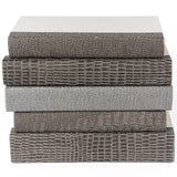 Obsidian Scale Book Stack, Grey/Black