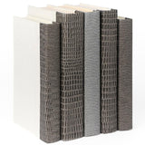 Obsidian Scale Book Stack, Grey/Black