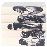 Motor City Book Stack, Black/White