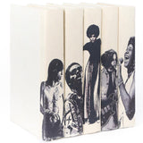 Motor City Book Stack, Black/White