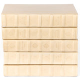 Archive Book Stack, Cream