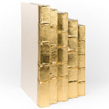 Francoise Book Stack, Gold/Cream