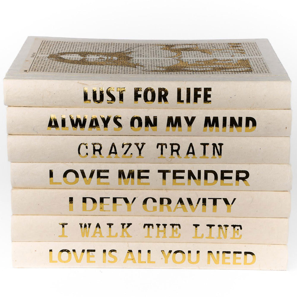 Icon Journal Set, Gold/Cream