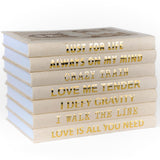 Icon Journal Set, Gold/Cream