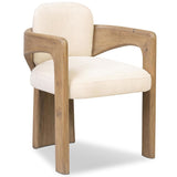 Woltz Dining Chair, Wayfarer Snow, Set of 2 by Four Hands