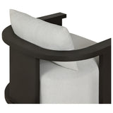 Tahana Outdoor Metal Swivel Chair, Alessi Linen by Four Hands — DET_1