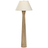Nessa Floor Lamp, Cream Slub Linen by Four Hands-Lighting-High Fashion Home