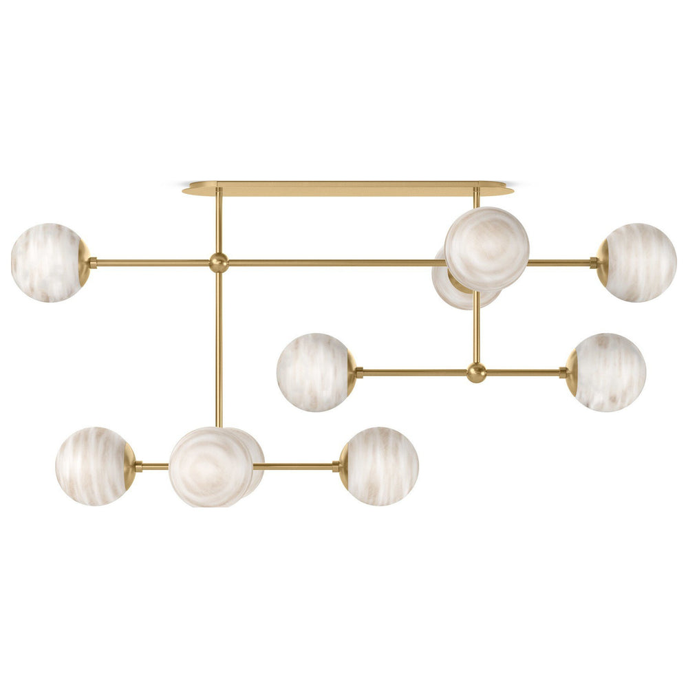 Armstrong Linear Chandelier, Burnished Brass by Four Hands — PRM_1