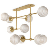 Armstrong Linear Chandelier, Burnished Brass by Four Hands — DET_1